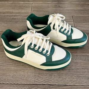 YSL green & white sneakers 61/SL - US size 7